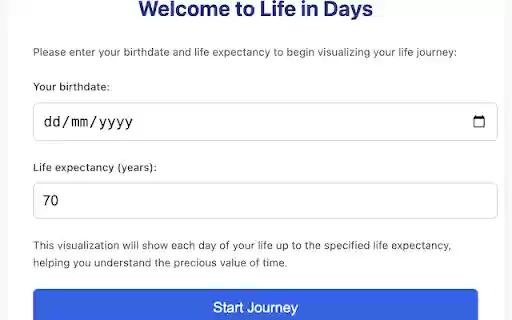 Motivation: Life in Days from Chrome web store to be run with OffiDocs Chromium online Motivation: Life in Days from Chrome web store to be run with OffiDocs Chromium online