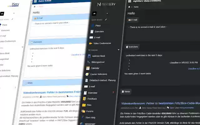 nightServ The browser extension for IServ® from Chrome web store to be run with OffiDocs Chromium online nightServ The browser extension for IServ® from Chrome web store to be run with OffiDocs Chromium online