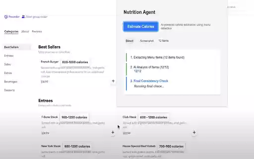 Nutrition Agent from Chrome web store to be run with OffiDocs Chromium online Nutrition Agent from Chrome web store to be run with OffiDocs Chromium online