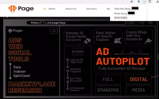 Page Ads App from Chrome web store to be run with OffiDocs Chromium online Page Ads App from Chrome web store to be run with OffiDocs Chromium online