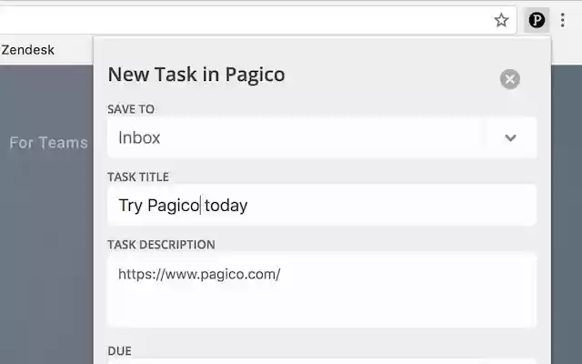 Pagico Browser Extension from Chrome web store to be run with OffiDocs Chromium online Pagico Browser Extension from Chrome web store to be run with OffiDocs Chromium online