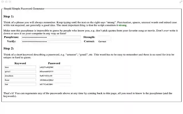 Password Maker from Chrome web store to be run with OffiDocs Chromium online Password Maker from Chrome web store to be run with OffiDocs Chromium online