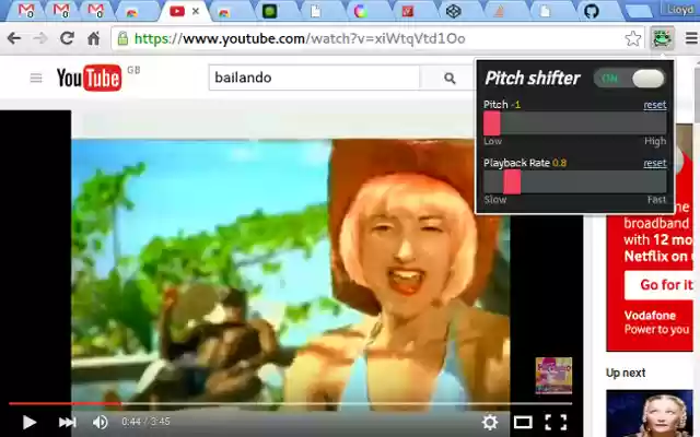 Pitch shifter HTML5 Video audio FX from Chrome web store to be run with OffiDocs Chromium online Pitch shifter HTML5 Video audio FX from Chrome web store to be run with OffiDocs Chromium online
