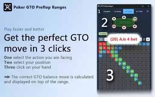 Poker GTO Preflop Ranges from Chrome web store to be run with OffiDocs Chromium online Poker GTO Preflop Ranges from Chrome web store to be run with OffiDocs Chromium online