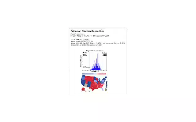 Princeton Election Consortium from Chrome web store to be run with OffiDocs Chromium online Princeton Election Consortium from Chrome web store to be run with OffiDocs Chromium online
