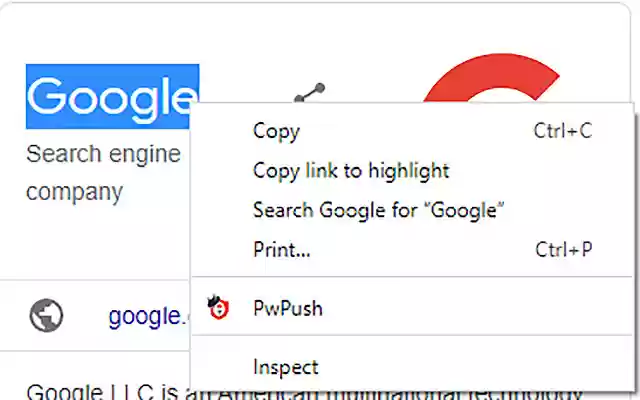 PWPush from Chrome web store to be run with OffiDocs Chromium online PWPush from Chrome web store to be run with OffiDocs Chromium online