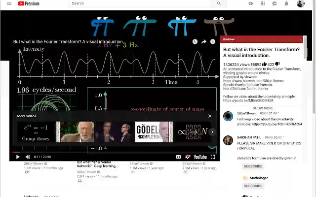Quickview for YouTube from Chrome web store to be run with OffiDocs Chromium online Quickview for YouTube from Chrome web store to be run with OffiDocs Chromium online