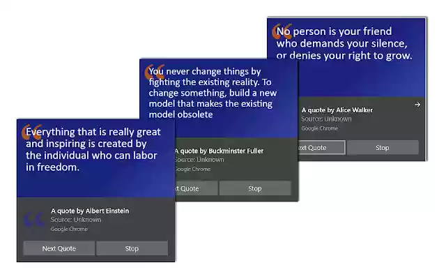 Quote Player from Chrome web store to be run with OffiDocs Chromium online Quote Player from Chrome web store to be run with OffiDocs Chromium online
