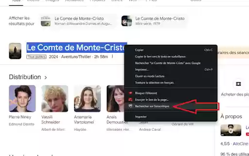 Rechercher sur Senscritique from Chrome web store to be run with OffiDocs Chromium online Rechercher sur Senscritique from Chrome web store to be run with OffiDocs Chromium online