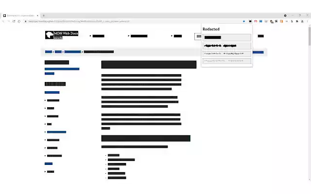 Redacted from Chrome web store to be run with OffiDocs Chromium online Redacted from Chrome web store to be run with OffiDocs Chromium online