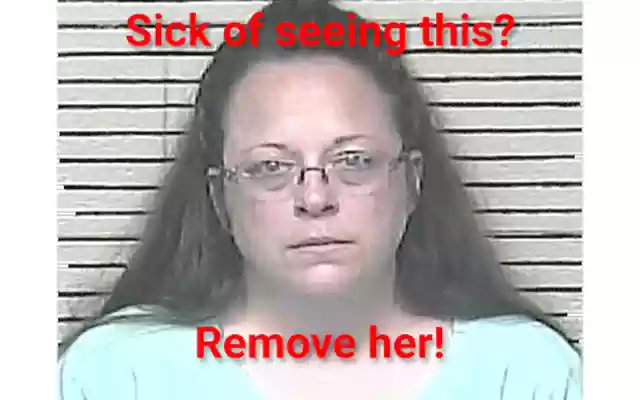 Remove Kim Davis from Facebook from Chrome web store to be run with OffiDocs Chromium online Remove Kim Davis from Facebook from Chrome web store to be run with OffiDocs Chromium online