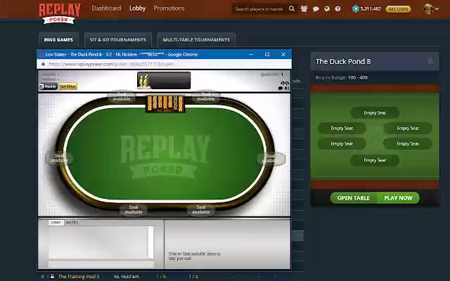 Replay Poker Flash Support from Chrome web store to be run with OffiDocs Chromium online Replay Poker Flash Support from Chrome web store to be run with OffiDocs Chromium online
