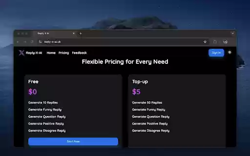 Reply X AI from Chrome web store to be run with OffiDocs Chromium online Reply X AI from Chrome web store to be run with OffiDocs Chromium online