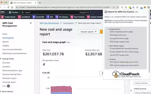 Reports for AWS Cost Explorer from Chrome web store to be run with OffiDocs Chromium online Reports for AWS Cost Explorer from Chrome web store to be run with OffiDocs Chromium online