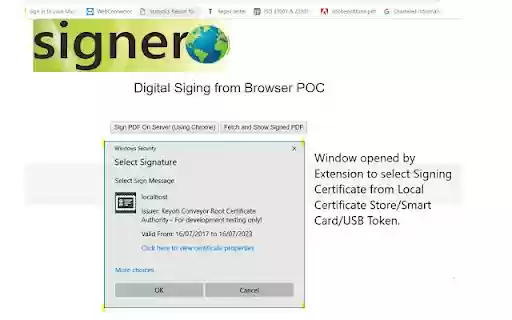 Rites Digital Server Signer from Chrome web store to be run with OffiDocs Chromium online Rites Digital Server Signer from Chrome web store to be run with OffiDocs Chromium online