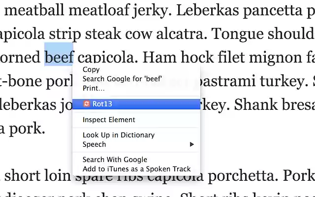 Rot13 from Chrome web store to be run with OffiDocs Chromium online Rot13 from Chrome web store to be run with OffiDocs Chromium online