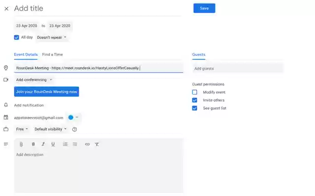 RounDesk Meetings from Chrome web store to be run with OffiDocs Chromium online RounDesk Meetings from Chrome web store to be run with OffiDocs Chromium online