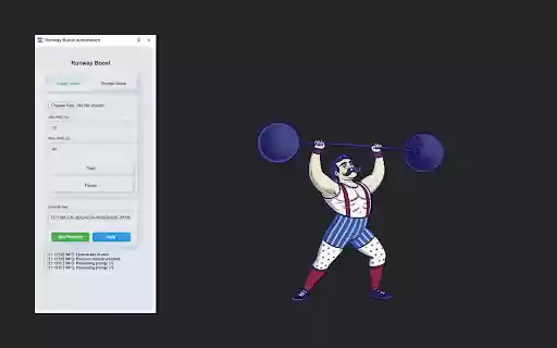 Runway Boost automation from Chrome web store to be run with OffiDocs Chromium online Runway Boost automation from Chrome web store to be run with OffiDocs Chromium online