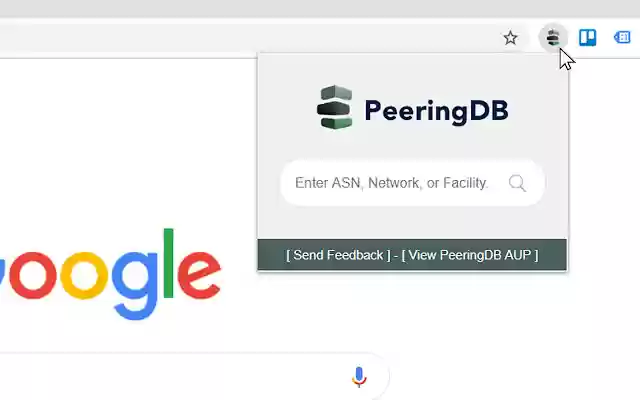 Search in PeeringDB from Chrome web store to be run with OffiDocs Chromium online Search in PeeringDB from Chrome web store to be run with OffiDocs Chromium online