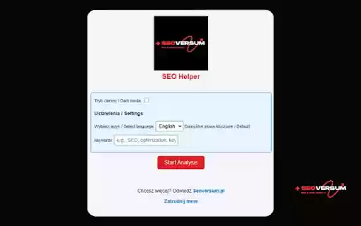 Seoversum SEO Helper from Chrome web store to be run with OffiDocs Chromium online Seoversum SEO Helper from Chrome web store to be run with OffiDocs Chromium online