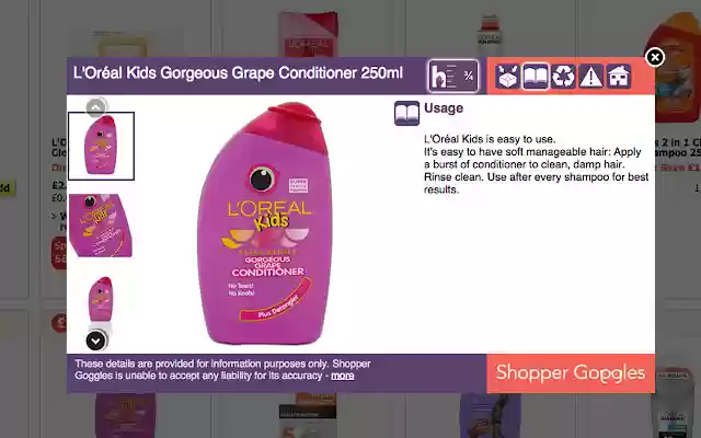 Shopper Goggles from Chrome web store to be run with OffiDocs Chromium online Shopper Goggles from Chrome web store to be run with OffiDocs Chromium online