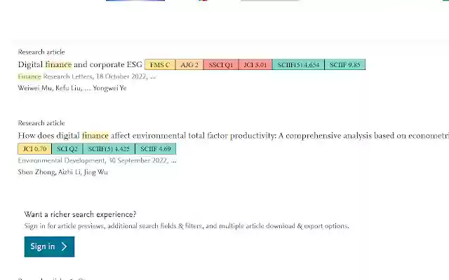 ShowJournalRanking from Chrome web store to be run with OffiDocs Chromium online ShowJournalRanking from Chrome web store to be run with OffiDocs Chromium online