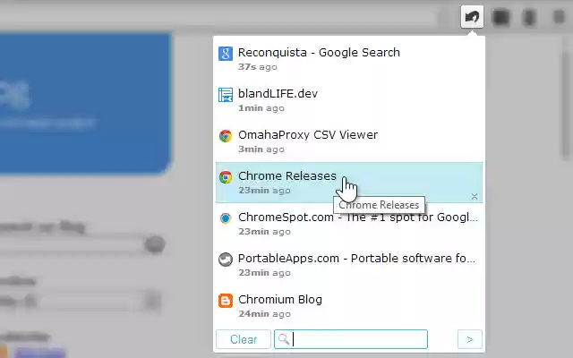 SimpleUndoClose from Chrome web store to be run with OffiDocs Chromium online SimpleUndoClose from Chrome web store to be run with OffiDocs Chromium online