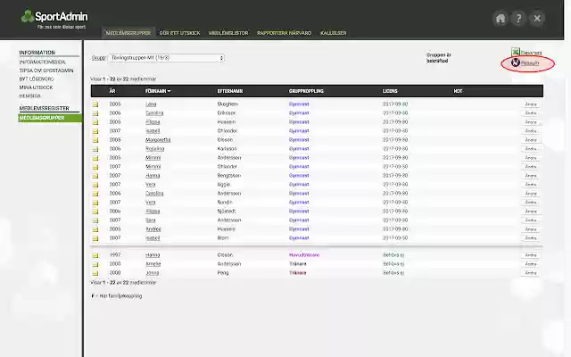 SportAdmin Pensum Export from Chrome web store to be run with OffiDocs Chromium online SportAdmin Pensum Export from Chrome web store to be run with OffiDocs Chromium online