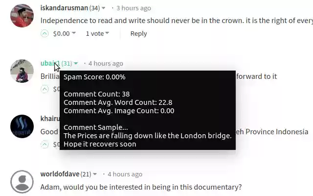 Steem Sincerity from Chrome web store to be run with OffiDocs Chromium online Steem Sincerity from Chrome web store to be run with OffiDocs Chromium online