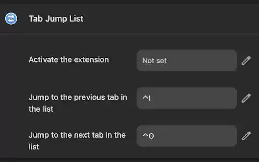 Tab Jump List from Chrome web store to be run with OffiDocs Chromium online Tab Jump List from Chrome web store to be run with OffiDocs Chromium online