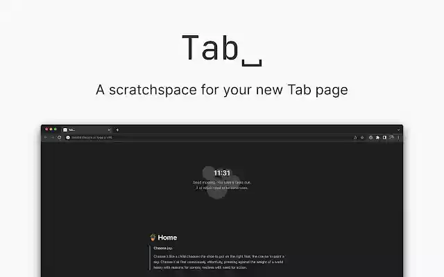 Tab Space from Chrome web store to be run with OffiDocs Chromium online Tab Space from Chrome web store to be run with OffiDocs Chromium online