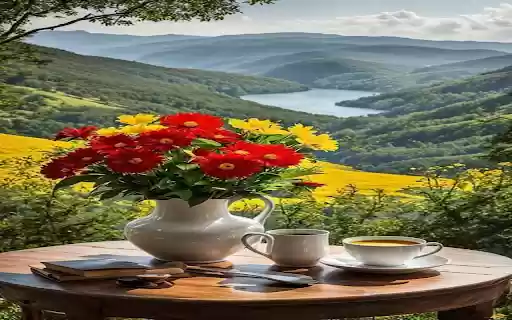 Tea table and flower wallpaper from Chrome web store to be run with OffiDocs Chromium online Tea table and flower wallpaper from Chrome web store to be run with OffiDocs Chromium online