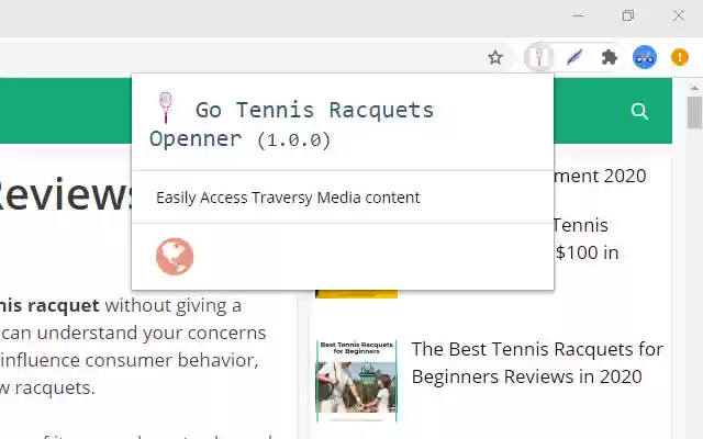 Tennis Racquets Launcher from Chrome web store to be run with OffiDocs Chromium online Tennis Racquets Launcher from Chrome web store to be run with OffiDocs Chromium online