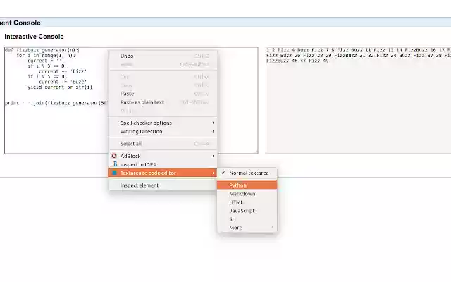 textarea to code editor from Chrome web store to be run with OffiDocs Chromium online textarea to code editor from Chrome web store to be run with OffiDocs Chromium online