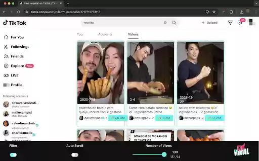 TikViral from Chrome web store to be run with OffiDocs Chromium online TikViral from Chrome web store to be run with OffiDocs Chromium online