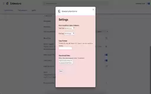 timestamp transformer from Chrome web store to be run with OffiDocs Chromium online timestamp transformer from Chrome web store to be run with OffiDocs Chromium online