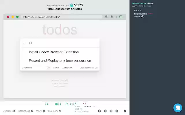 Time Travel Debugger for The Web from Chrome web store to be run with OffiDocs Chromium online Time Travel Debugger for The Web from Chrome web store to be run with OffiDocs Chromium online