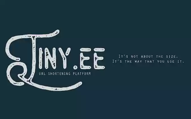 Tiny.ee URL Shortener from Chrome web store to be run with OffiDocs Chromium online Tiny.ee URL Shortener from Chrome web store to be run with OffiDocs Chromium online