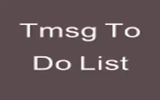 Tmsg To Do List from Chrome web store to be run with OffiDocs Chromium online Tmsg To Do List from Chrome web store to be run with OffiDocs Chromium online