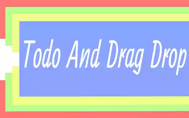 TodoList And DragDrop Data from Chrome web store to be run with OffiDocs Chromium online TodoList And DragDrop Data from Chrome web store to be run with OffiDocs Chromium online