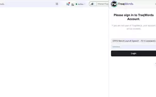 Traqwords Word Counter 1.0.1 from Chrome web store to be run with OffiDocs Chromium online Traqwords Word Counter 1.0.1 from Chrome web store to be run with OffiDocs Chromium online
