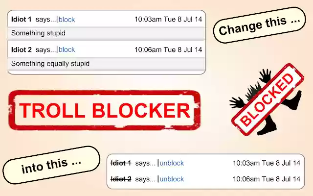 TrollBlocker from Chrome web store to be run with OffiDocs Chromium online TrollBlocker from Chrome web store to be run with OffiDocs Chromium online