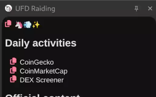 UFD Raiding from Chrome web store to be run with OffiDocs Chromium online UFD Raiding from Chrome web store to be run with OffiDocs Chromium online