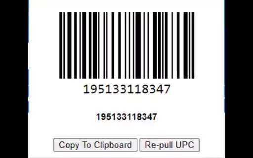 UPC Extractor from Chrome web store to be run with OffiDocs Chromium online UPC Extractor from Chrome web store to be run with OffiDocs Chromium online