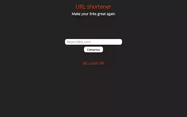 URL Shortener from Chrome web store to be run with OffiDocs Chromium online URL Shortener from Chrome web store to be run with OffiDocs Chromium online