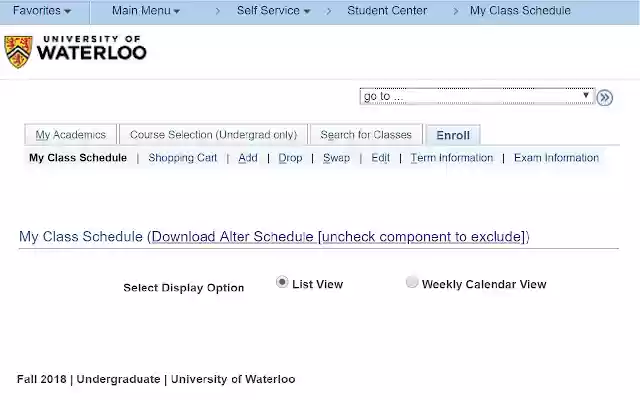 uWaterloo Alter Schedule Creator from Chrome web store to be run with OffiDocs Chromium online uWaterloo Alter Schedule Creator from Chrome web store to be run with OffiDocs Chromium online