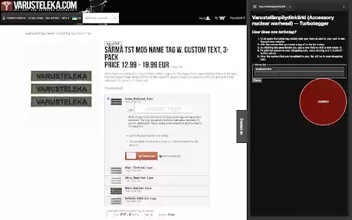 Varustelämpöydinkärki from Chrome web store to be run with OffiDocs Chromium online Varustelämpöydinkärki from Chrome web store to be run with OffiDocs Chromium online