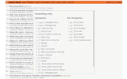 Vimify Hackernews from Chrome web store to be run with OffiDocs Chromium online Vimify Hackernews from Chrome web store to be run with OffiDocs Chromium online
