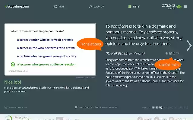 Vocabulary.com Enhancer from Chrome web store to be run with OffiDocs Chromium online Vocabulary.com Enhancer from Chrome web store to be run with OffiDocs Chromium online