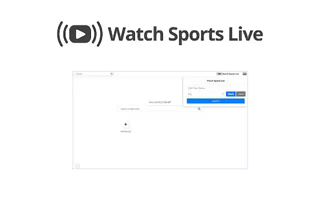 Watch Sports Live from Chrome web store to be run with OffiDocs Chromium online Watch Sports Live from Chrome web store to be run with OffiDocs Chromium online